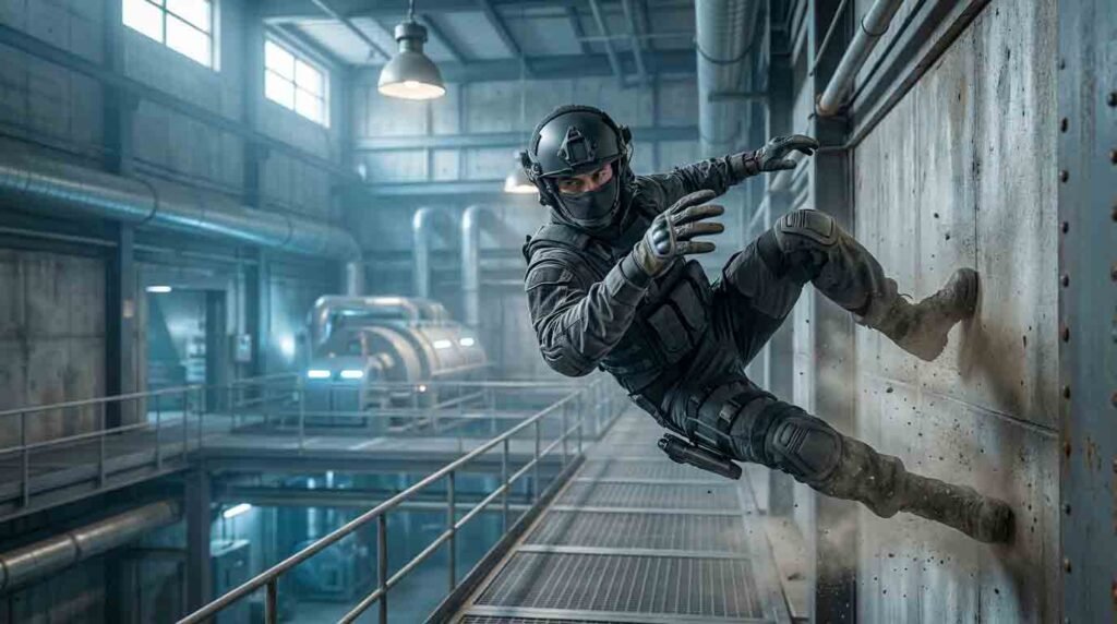 Pažangios technikos – chaining, strafing, iššokimai